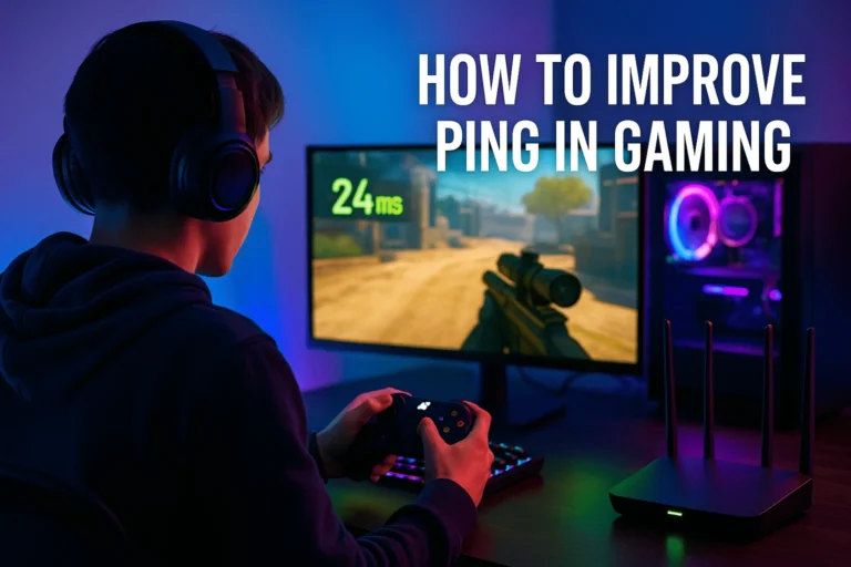 how to improve ping in gaming